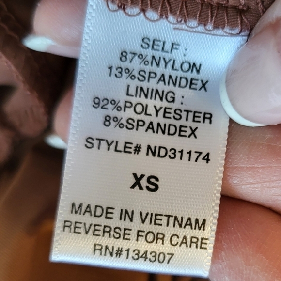 NWT Lumiere Urban Outfitters XS Silky Cocoa Ruched Dress - Picture 3 of 15